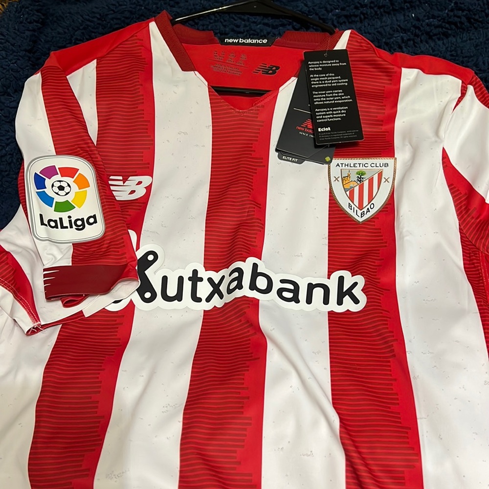 BILBAO Athletic Club soccer jersey bought in Spain brand new with tags!